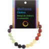 Chakra powerbead armband + kaart