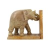 Speksteen olifant set boekensteunen 11,5 cm