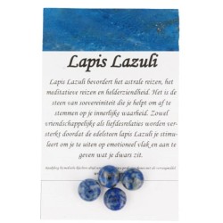 Kralen Lapis Lazuli 10 mm - 4 st.