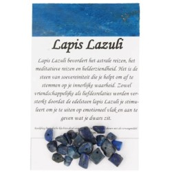 Kralen Lapis Lazuli split - 20 st.