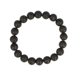 Lavasteen mannen armband kralen 10 mm