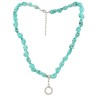 Fashion ketting Howliet blauw nugget (bijgekleurd)