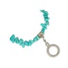 Fashion ketting Howliet blauw split (bijgekleurd)