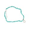 Fashion ketting Howliet blauw split (bijgekleurd)