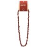 Jaspis rood splitketting + kaart