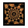 Grandfoulard - 360 - ohm - oranje/zwart