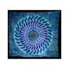 Grandfoulard - 404 - Mandala - Blauwe Veren