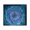 Grandfoulard - 404 - Mandala - Blauwe Veren