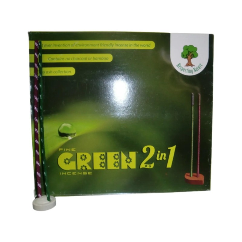 Fine Green Incense 2in1 Wierook stokjes