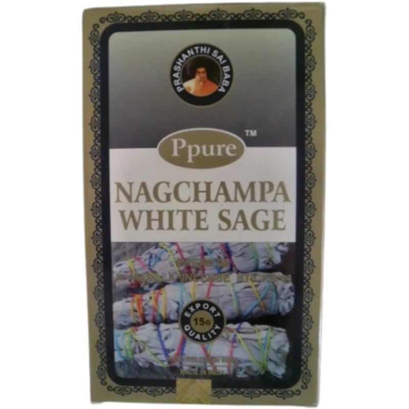 Ppure Nagchampa White Sage Wierook stokjes