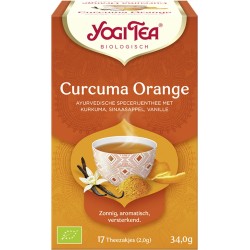 Yogi Tea Curcuma / Turmeric Orange Bio pakje