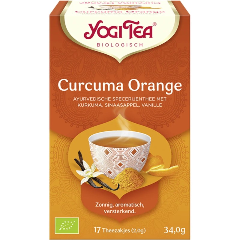 Yogi Tea Curcuma / Turmeric Orange Bio pakje