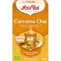 Yogi Tea Curcuma Chai - tray: 6 stuks