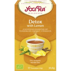 Yogi Tea Detox with Lemon - tray: 6 stuks