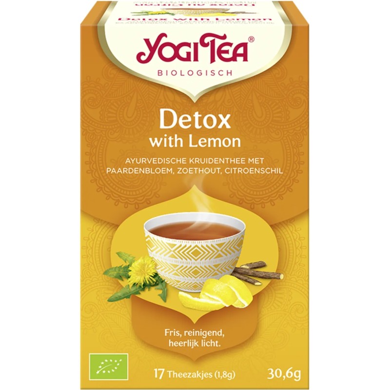 Yogi Tea Detox with Lemon - tray: 6 stuks