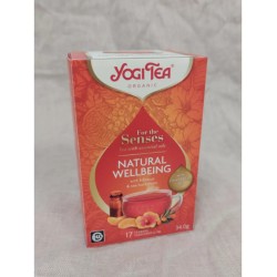 Yogi Tea For the Senses Natural Wellbeing Bio met etherische oliën - 1 pakje van 17 theezakjes