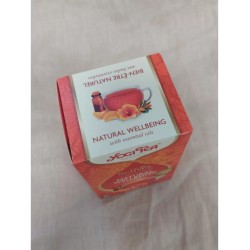 Yogi Tea For the Senses Natural Wellbeing Bio met etherische oliën - 1 pakje van 17 theezakjes