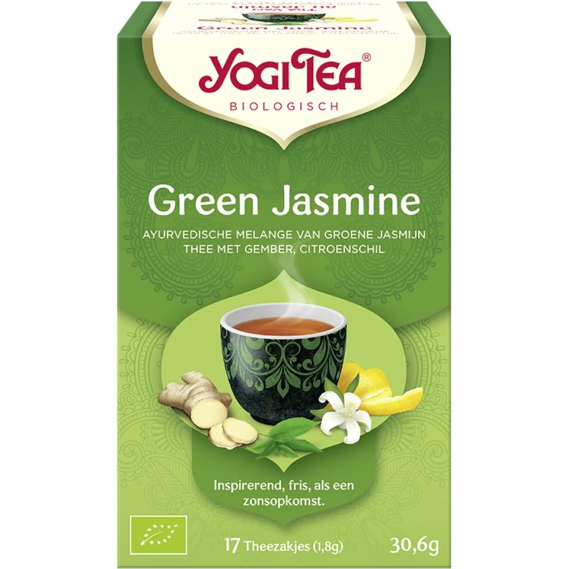 Yogi Tea Green Jasmine - tray: 6 stuks