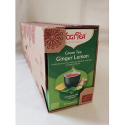 Yogi Tea Green Tea Ginger Lemon - tray: 6 stuks