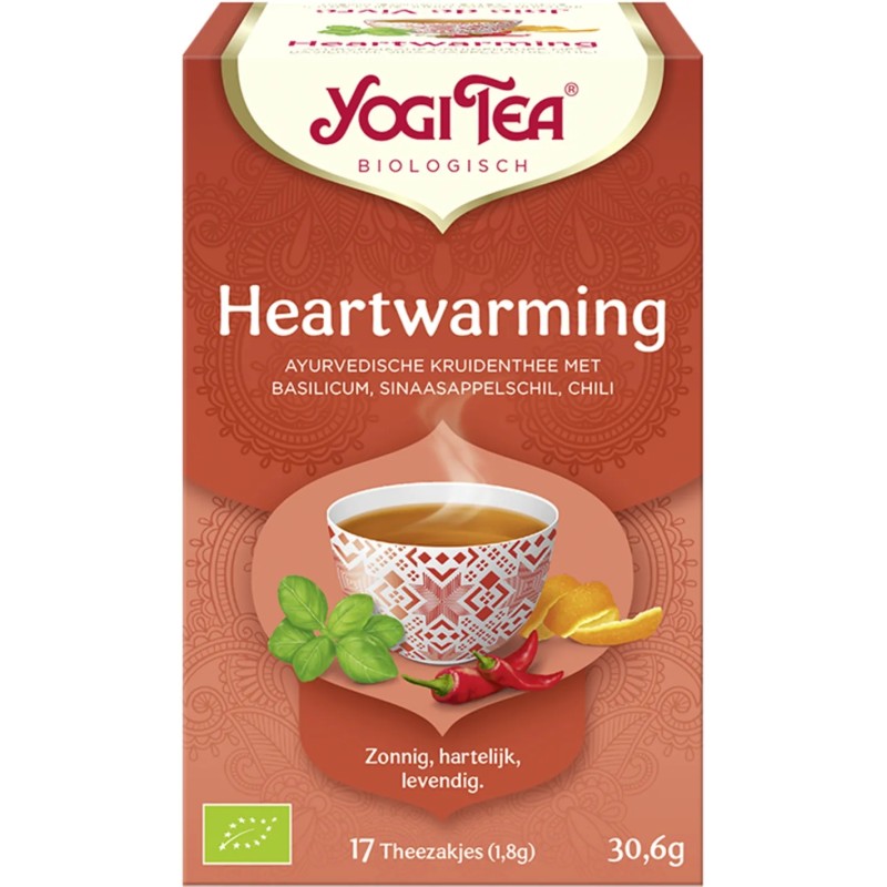 Yogi Tea Heartwarming - tray: 6 stuks