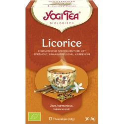 Yogi Tea Licorice Bio- tray: 6 stuks