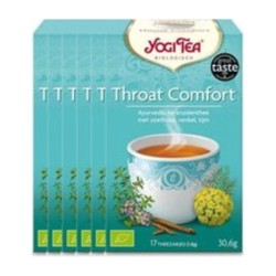 Yogi Tea Throat Comfort - tray: 6 stuks