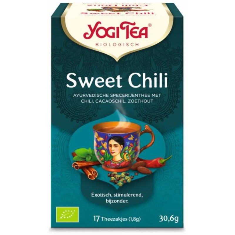 Yogi Tea Sweet Chili - tray: 6 stuks