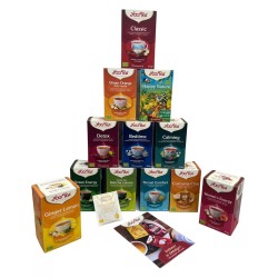 Yogi Tea top 12 pakjes x17 theezakjes - Tijdelijk met Bestseller Christmas Tea - incl. gratis Yogi Tea Brochure en een gratis th