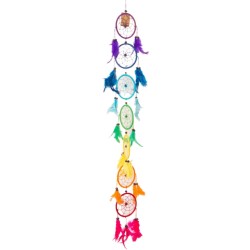 Dromenvanger 9cm 7 chakras - 75cm Lengte