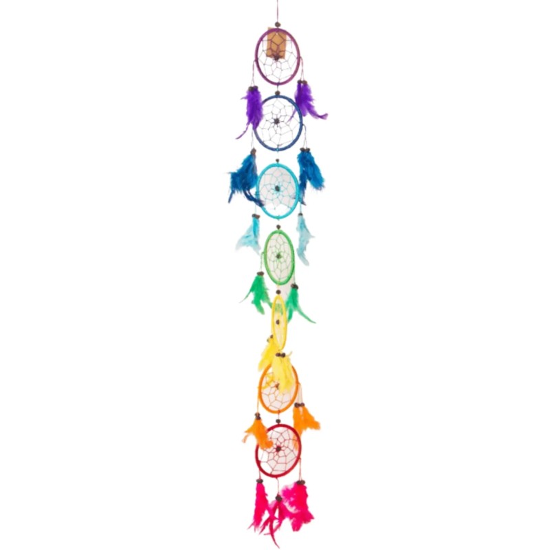 Dromenvanger 9cm 7 chakras - 75cm Lengte