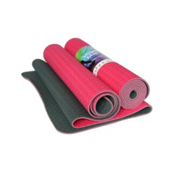 Yogastyles Yogamat TPE Standaard Roze & Grijs