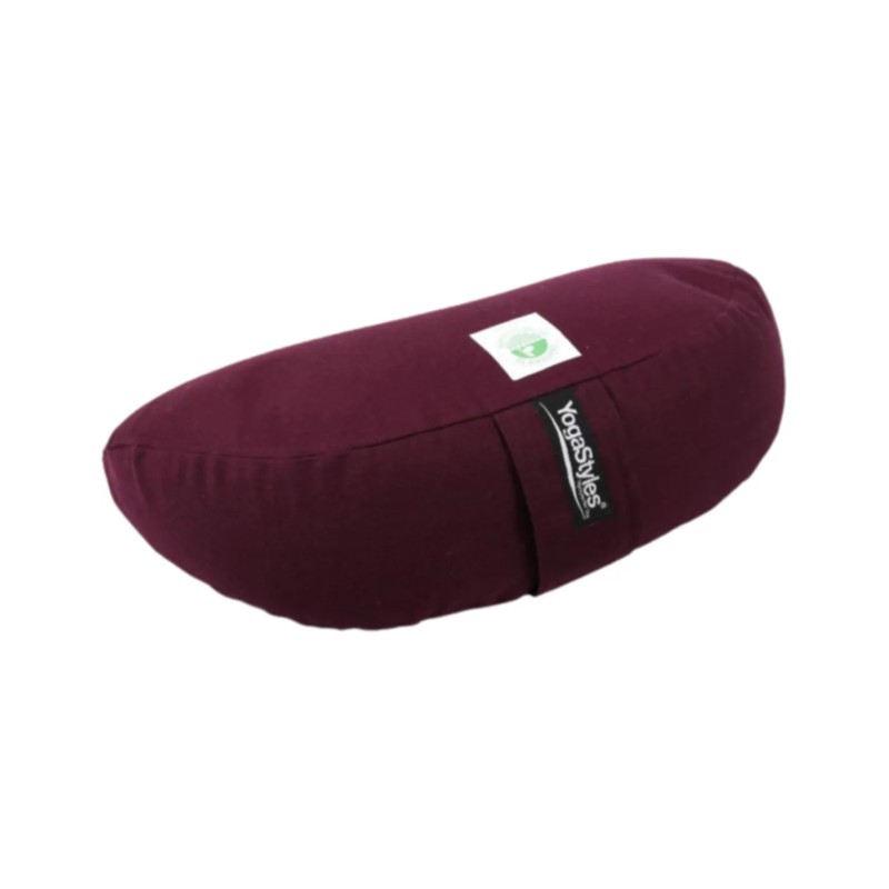 YogaStyles Meditatiekussen Organic Moon Aubergine