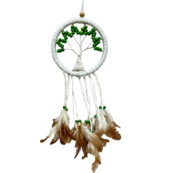 Dromenvanger - Tree of Life - groen - 12cm - Dream Catcher