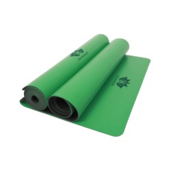 Om Namaste PU rubber Yogamat - mat voor yoga en fitness - Groen