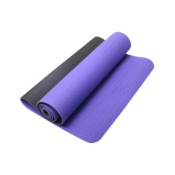 Yogastyles Yogamat TPE Standaard Paars & Zwart