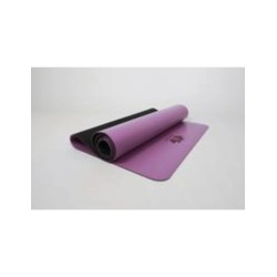 Om Namaste PU rubber Yogamat Lila / Licht Paars