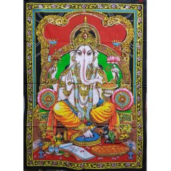 Ganesh doek - Ganesha wandkleed 80x100 cm