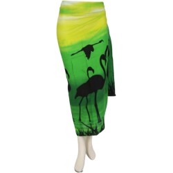 Sarong - 334 - Groen van Om Namaste - Pareo Saunadoek Wikkeljurk