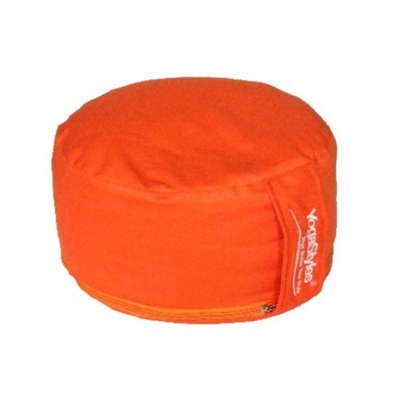 Yogastyles Meditatiekussen Comfort Oranje - Extra hoog