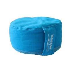 YogaStyles Meditatieskussen Comfort Turquoise - Extra hoog