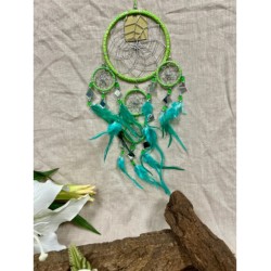 Dromenvanger - Spiegel - 11cm - Limegroen - Dream Catcher