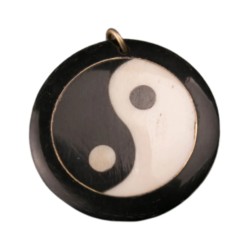 Hanger Yin Yang Zwart 4cm A19