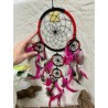 Dromenvanger - Dream Catcher - 17 cm Rood-Zwart