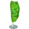 Sarong - 164 - golven - groen van Om Namaste - Pareo Saunadoek Wikkeljurk