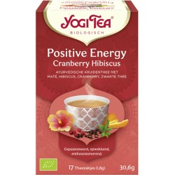 Yogi Tea Positive Energy Cranberry Hibiscus pakje