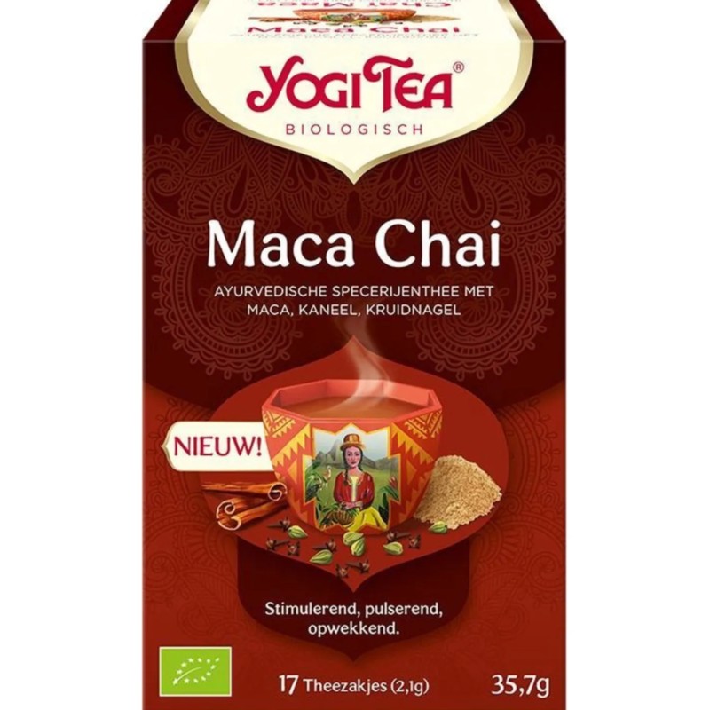 Yogi Tea Maca Chai pakje