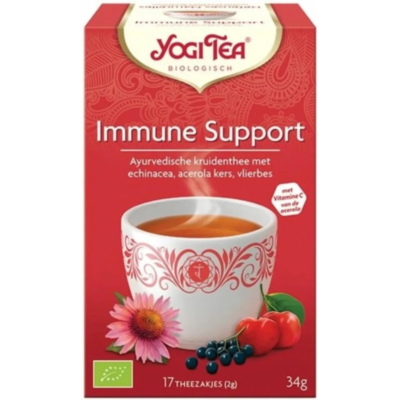 Yogi tea Immune Support Biologisch - tray: 6 stuks