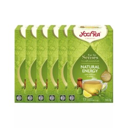 Yogi Tea for the senses natural energy - tray: 6 stuks