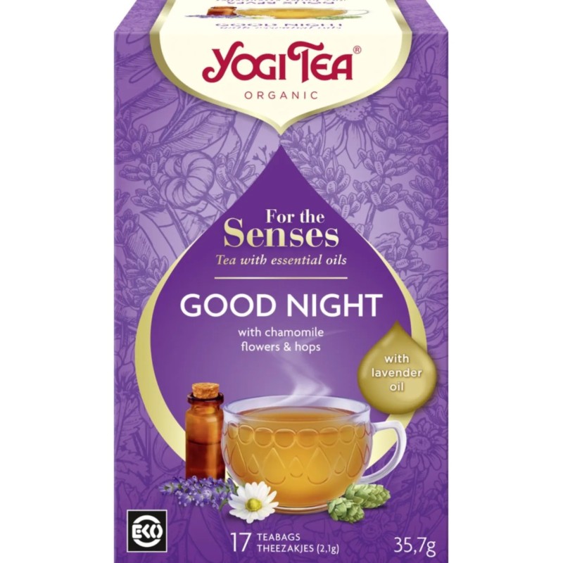 Yogi Tea for the senses Good Night - tray: 6 stuks