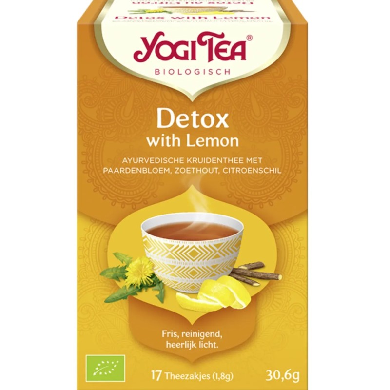 Yogi Tea Detox Lemon Bio pakje